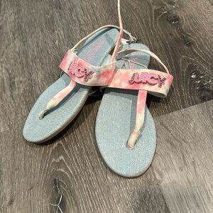 Girls size 12m juicy couture sandals